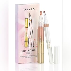 *NIB* Stila Shine & Define Nude Lip Duo- "Honey/Hillary" ($49 Value)